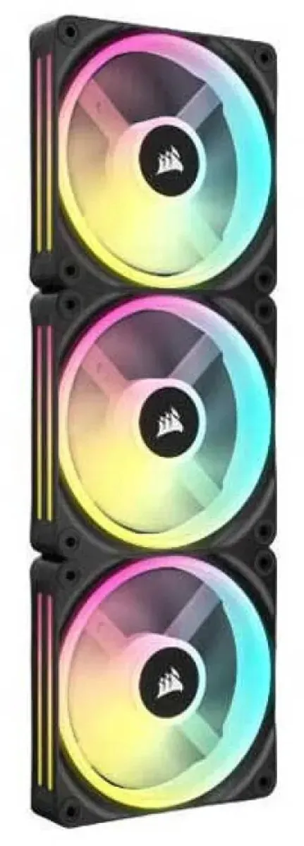 Corsair QX120 RGB Starter Kit CO-9051002-WW - 3x 12cm Ventilatoren - iCUE LINK-hub - Zwart - afbeelding 6 van 6