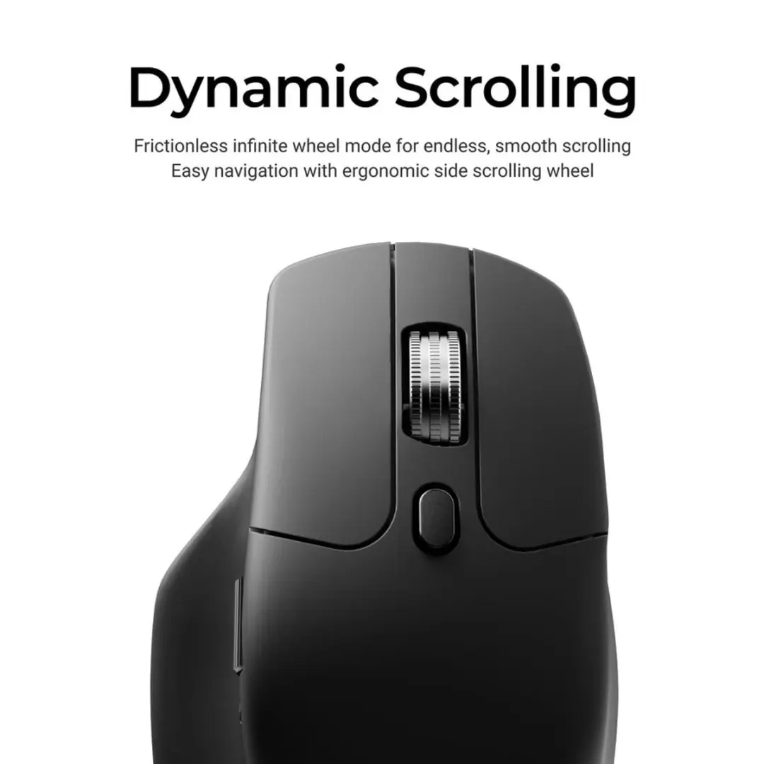 Keychron M6 Muis - PixArt 3950 - 8K Polling Rate - Zwart