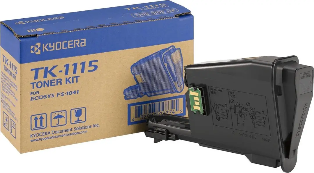 Kyocera TK-1115 Tonercartridge - 1600 Pagina's - Zwart