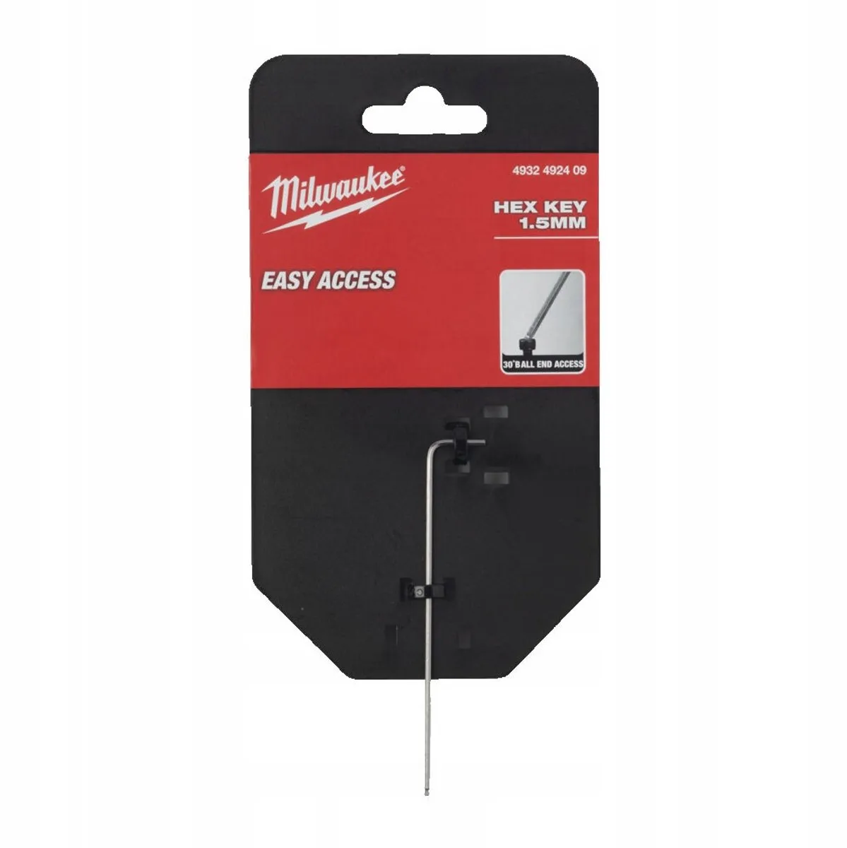 Milwaukee Lanbussleutel HEX 1,5mm