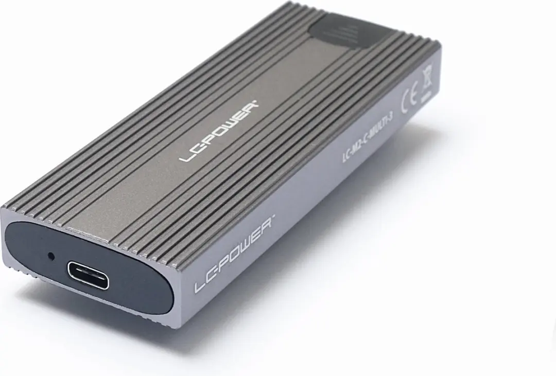 LC Power LC-M2-C-MULTI-3 Externe SSD Behuizing - Grijs