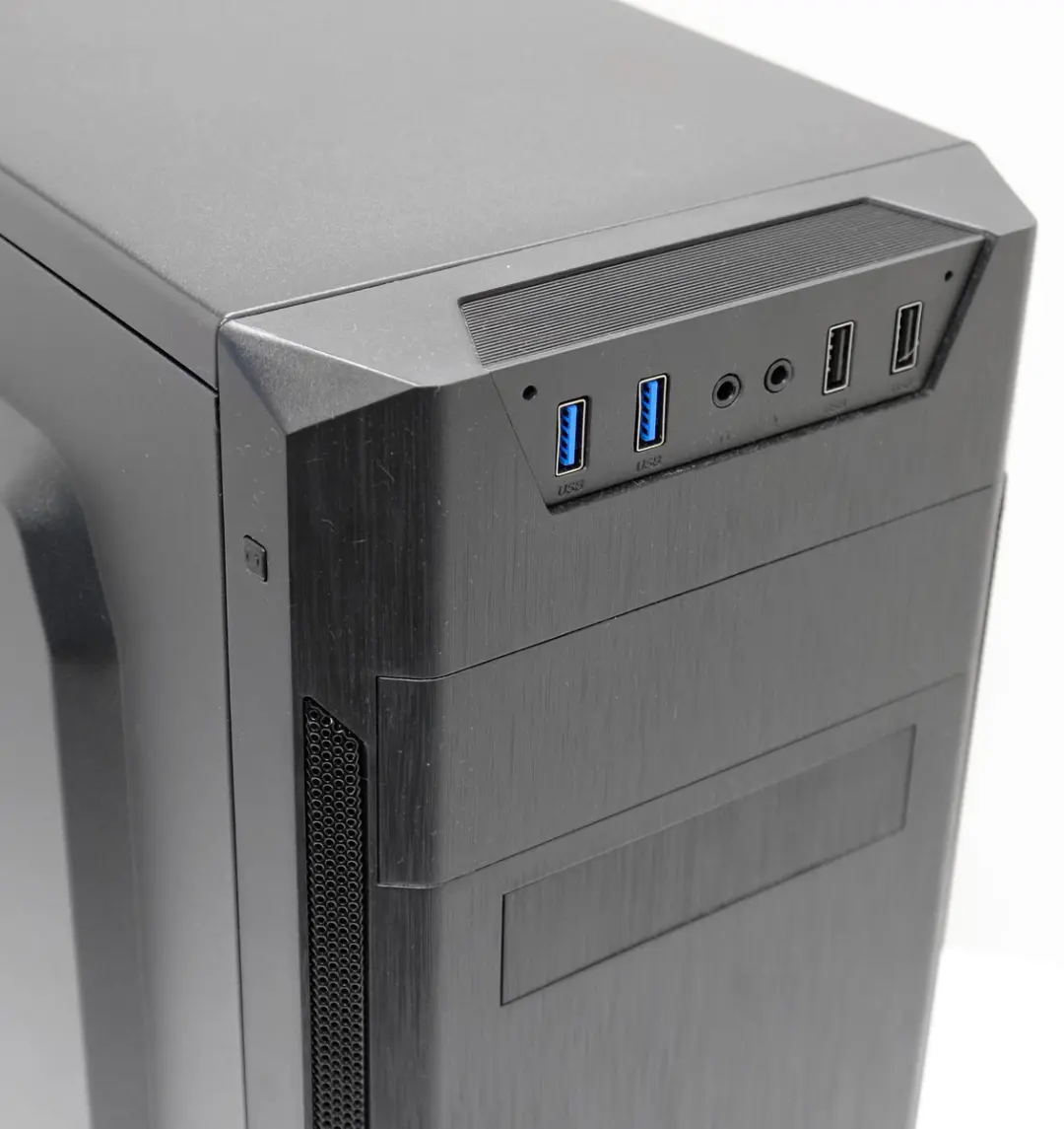 LC Power ATX Midi-Tower Behuizing - Zwart