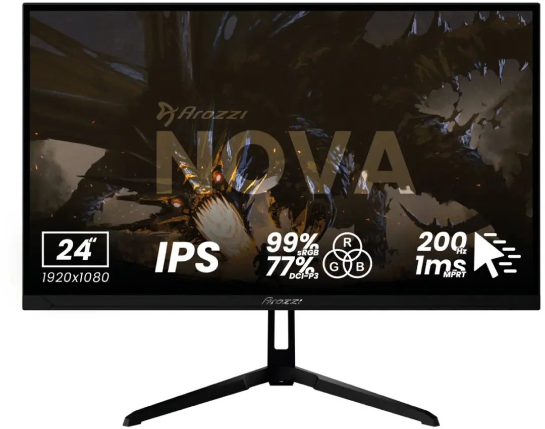 Arozzi Nova 24 Gaming Monitor 200Hz