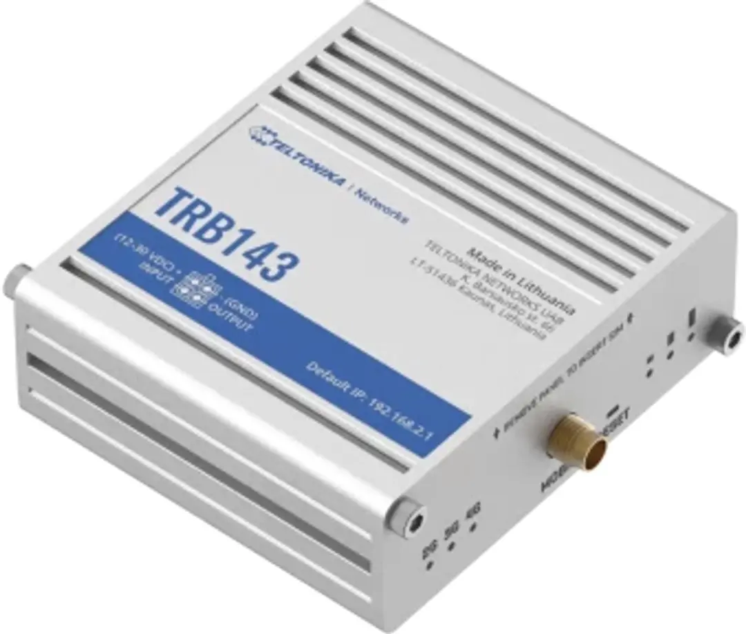 Teltonika TK-TRB143 4G Industriele Router 1000 Mbps - Zwart