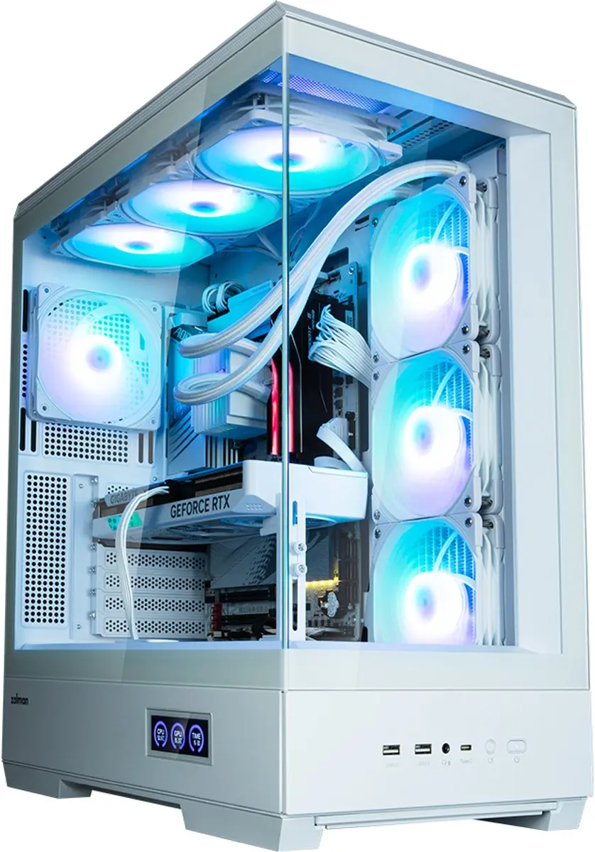 Zalman P50 DS White Midi Tower
