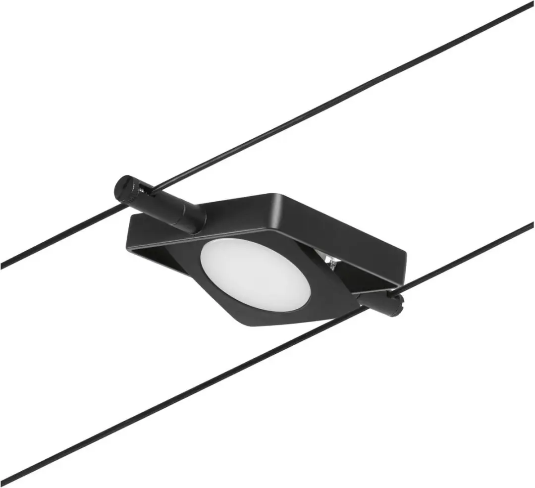 Paulmann 12V-kabelsysteemlamp 4.5W - Wit mat/Chroom