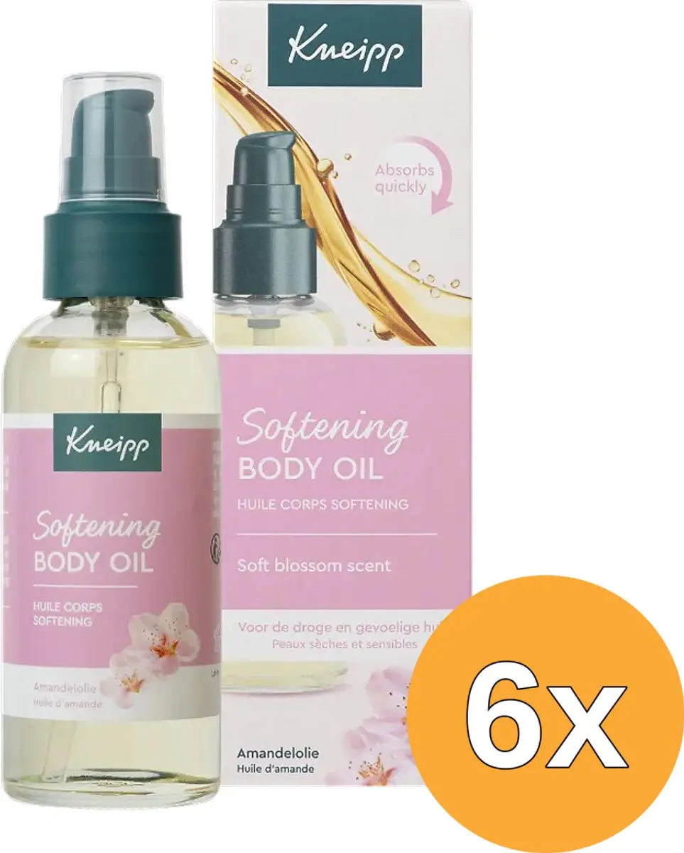 Kneipp Body Oil Soft Skin 6x100ml