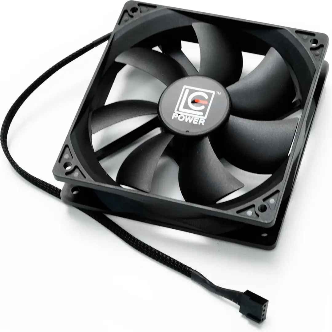 LC Power LC-CF-120 Ventilator 120mm - PWM - Zwart