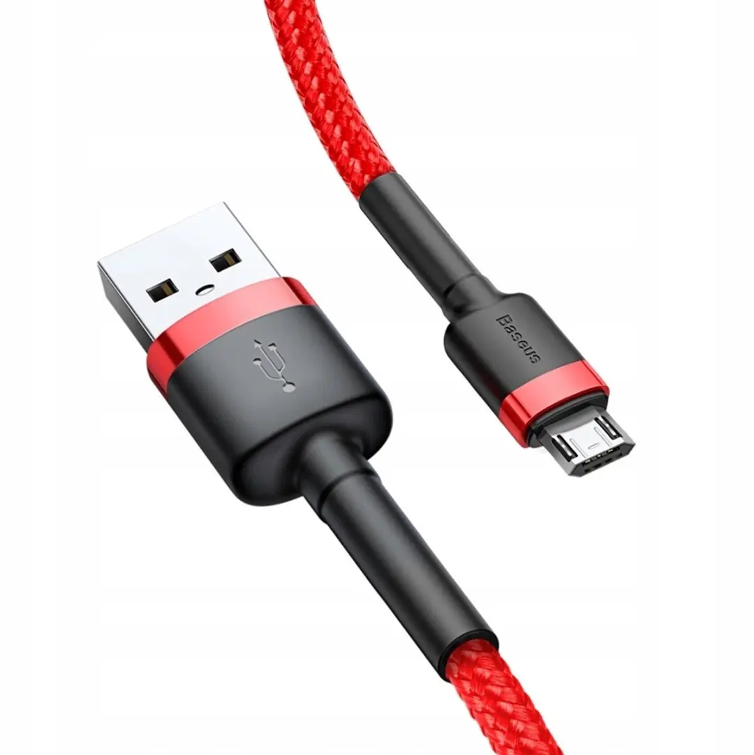 Baseus Cafule Micro USB Kabel 2.4A 1m - Rood
