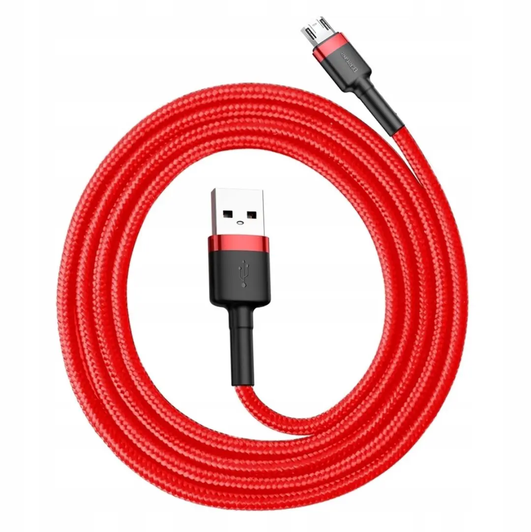 Baseus Cafule Micro USB Kabel 2.4A 1m - Rood