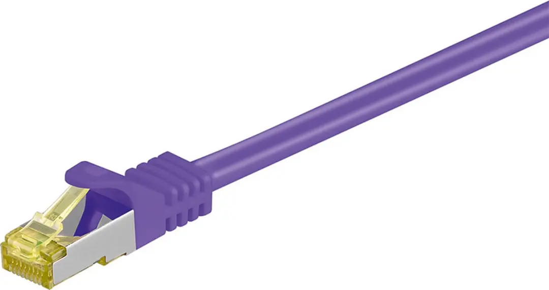 Wentronic Cat 7 STP-kabel SFTP-C7-U20 - 20m - Paars - afbeelding 6 van 6