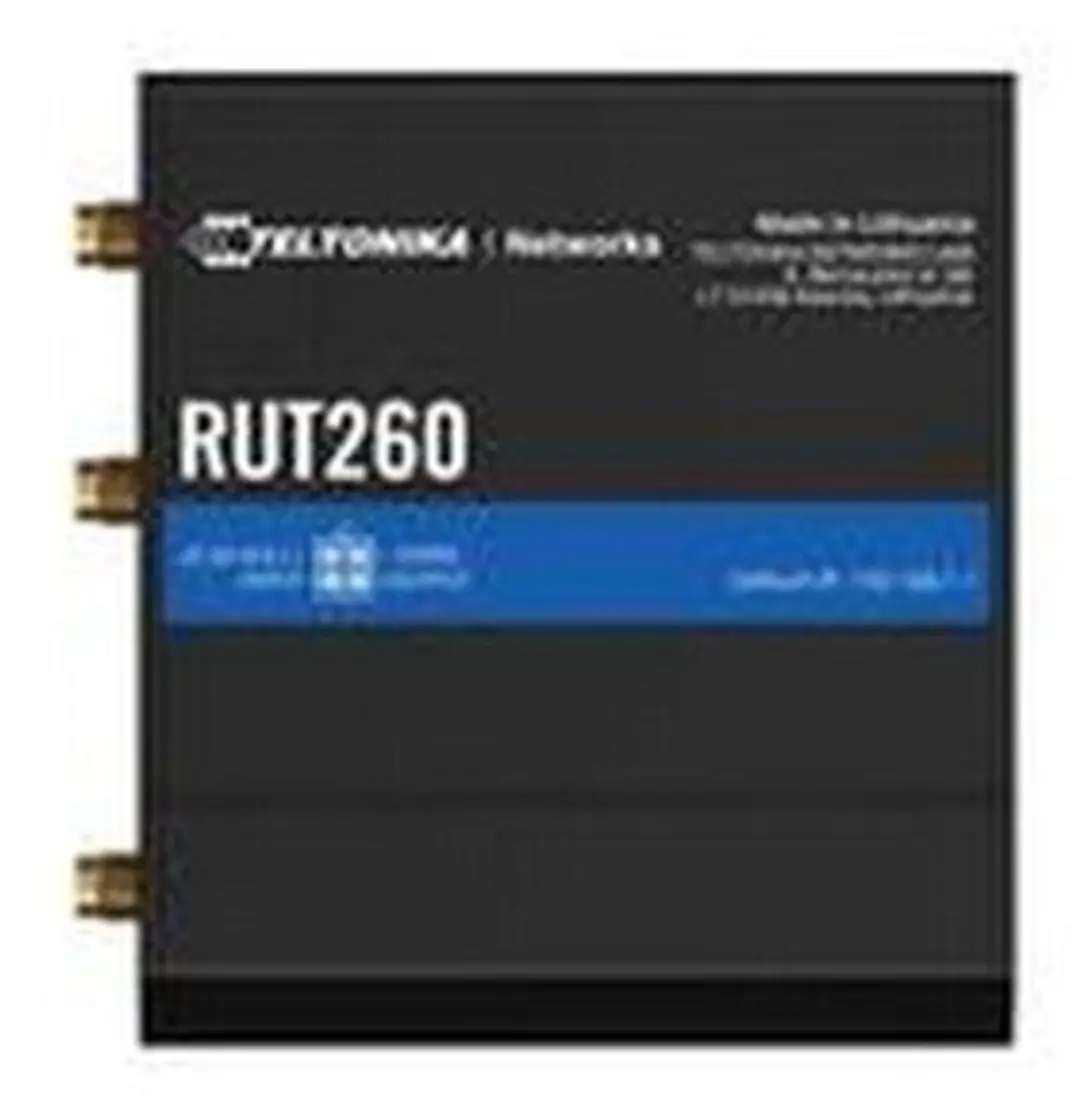 Teltonika RUT260 Router - 4x Ethernet - Zwart