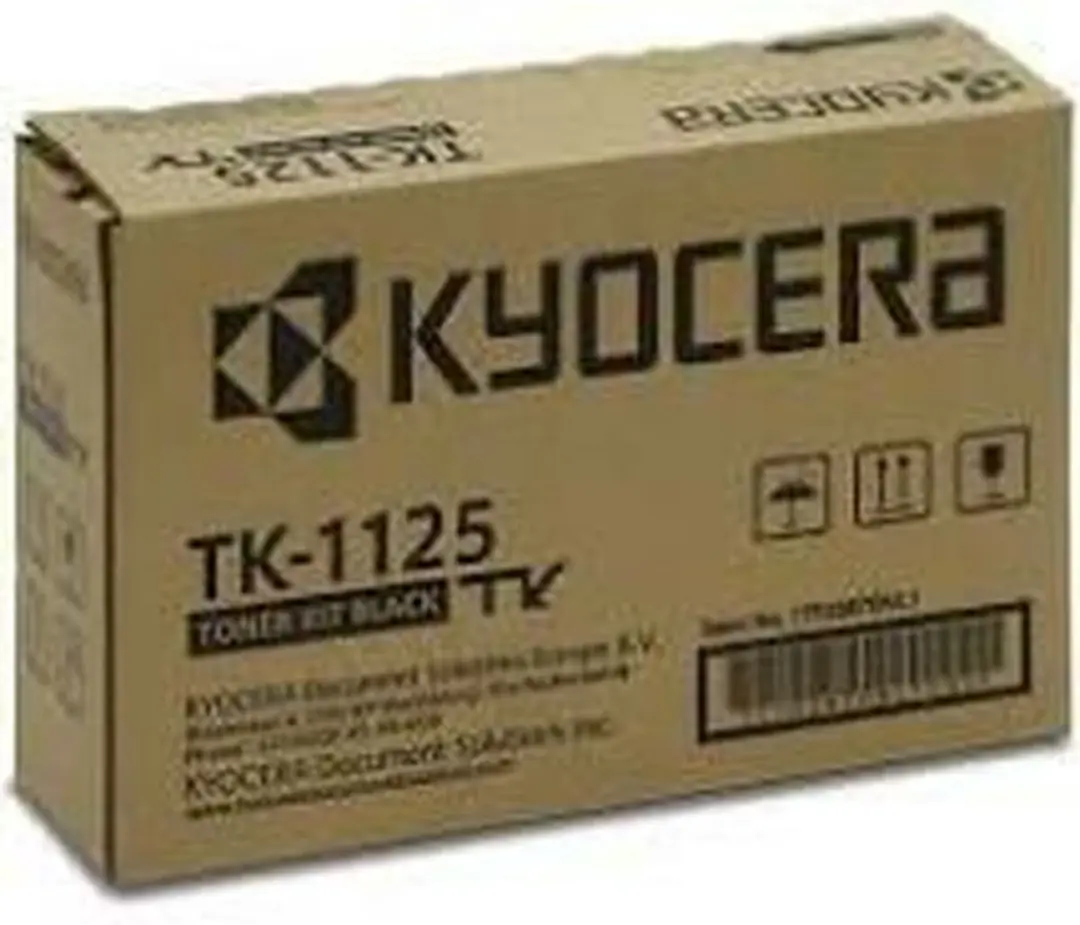 Kyocera TK-1125 Tonercartridge - 2100 Pagina's - Zwart