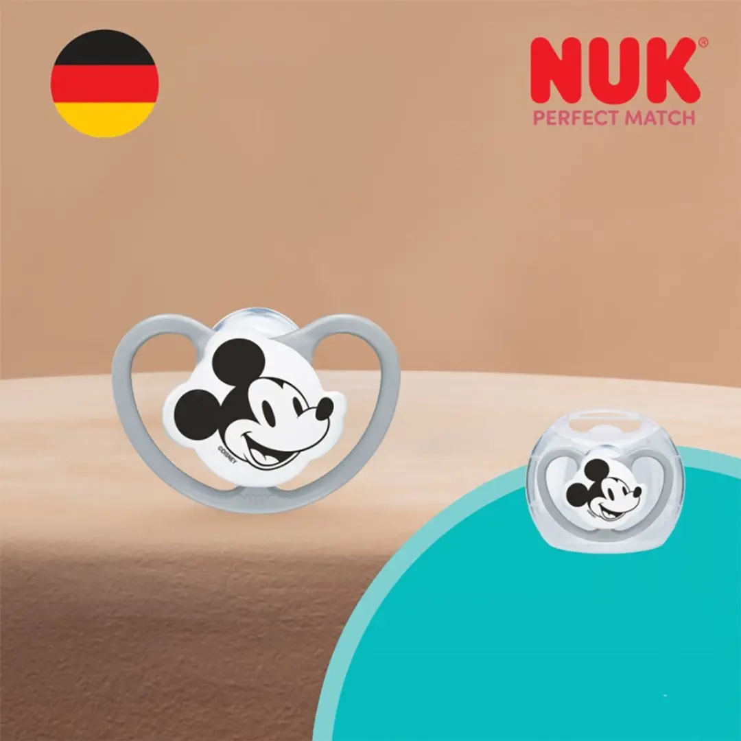 NUK Perfect Match Air Fopspeen Mickey Mouse 0-6m - Rood