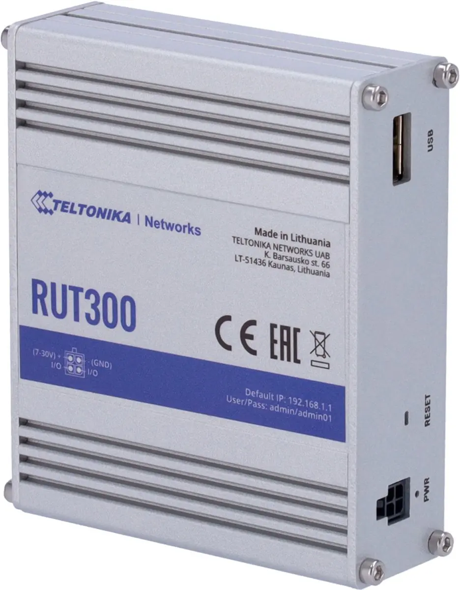 Teltonika TK-RUT300 Industrieel Router - 5x RJ45