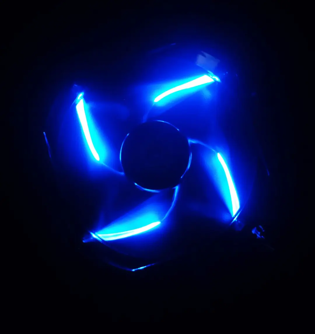 LC Power Ventilator 120mm Blauw LED - 1 Stuk