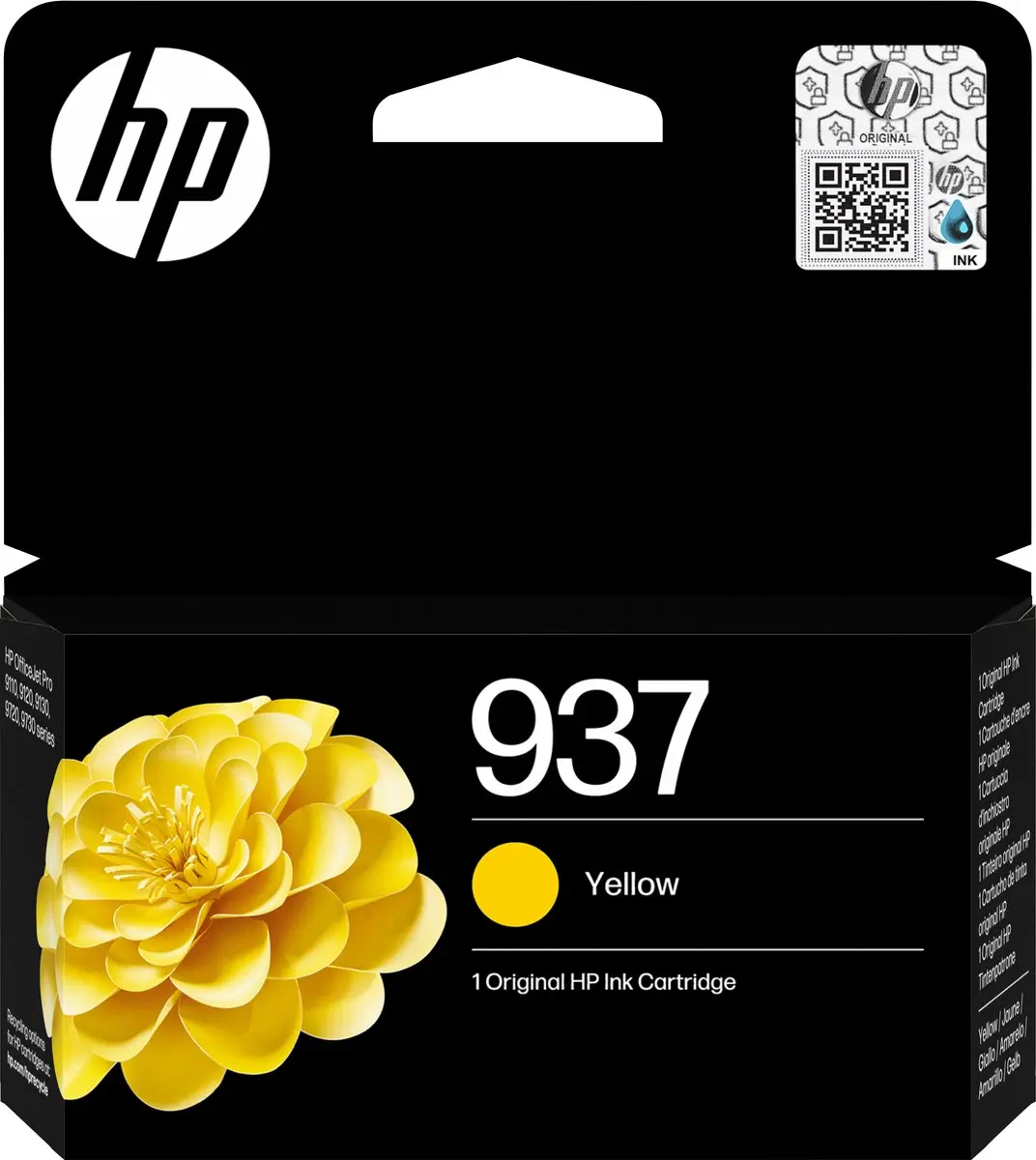 HP 937 Gele Inktcartridge 4S6W4NE