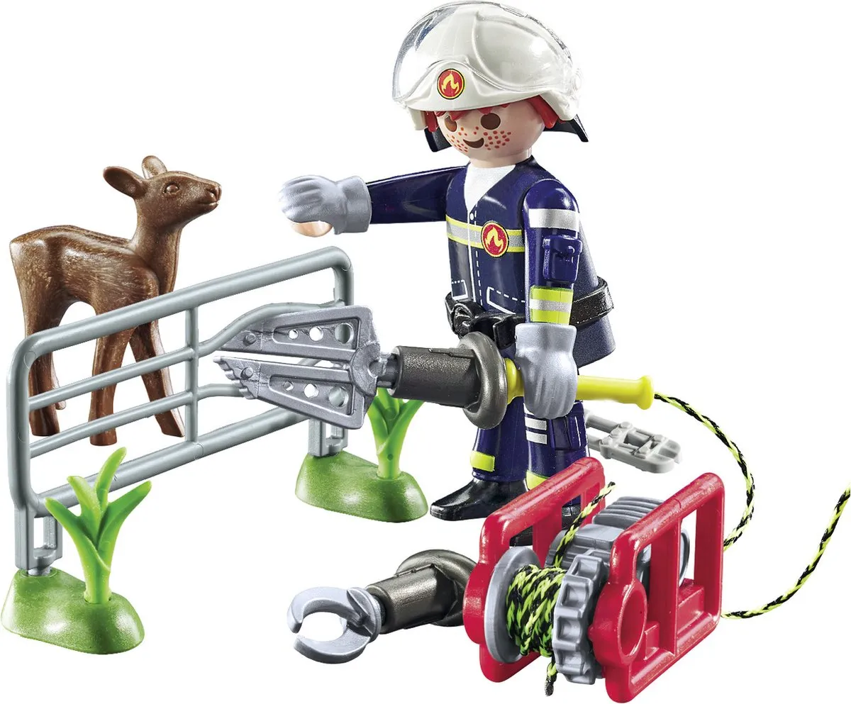 Playmobil Action Heroes Dierenbescherming Brandweer 71467 - Multicolor