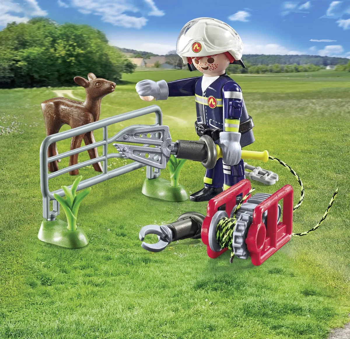 Playmobil Action Heroes Dierenbescherming Brandweer 71467 - Multicolor