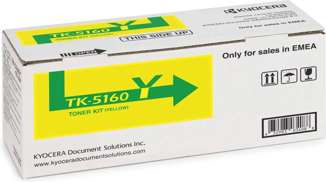 Kyocera TK-5160Y Tonercartridge - 12.000 pagina's - Geel