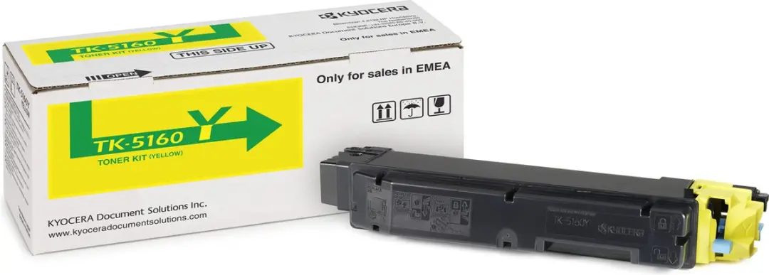 Kyocera TK-5160Y Tonercartridge - 12.000 pagina's - Geel