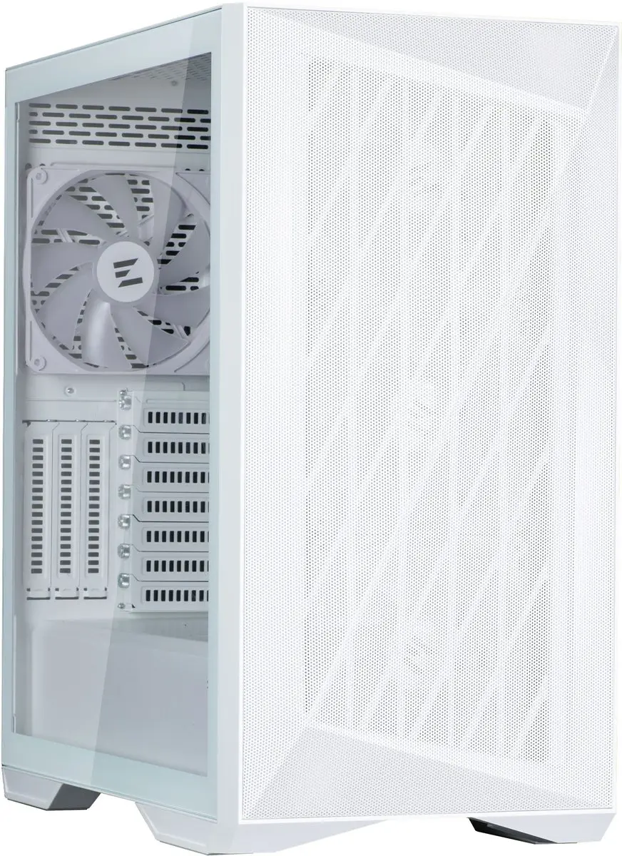 Zalman Z9 Iceberg ATX Mid Tower PC - Wit - 4x 140mm ARGB ventilatoren