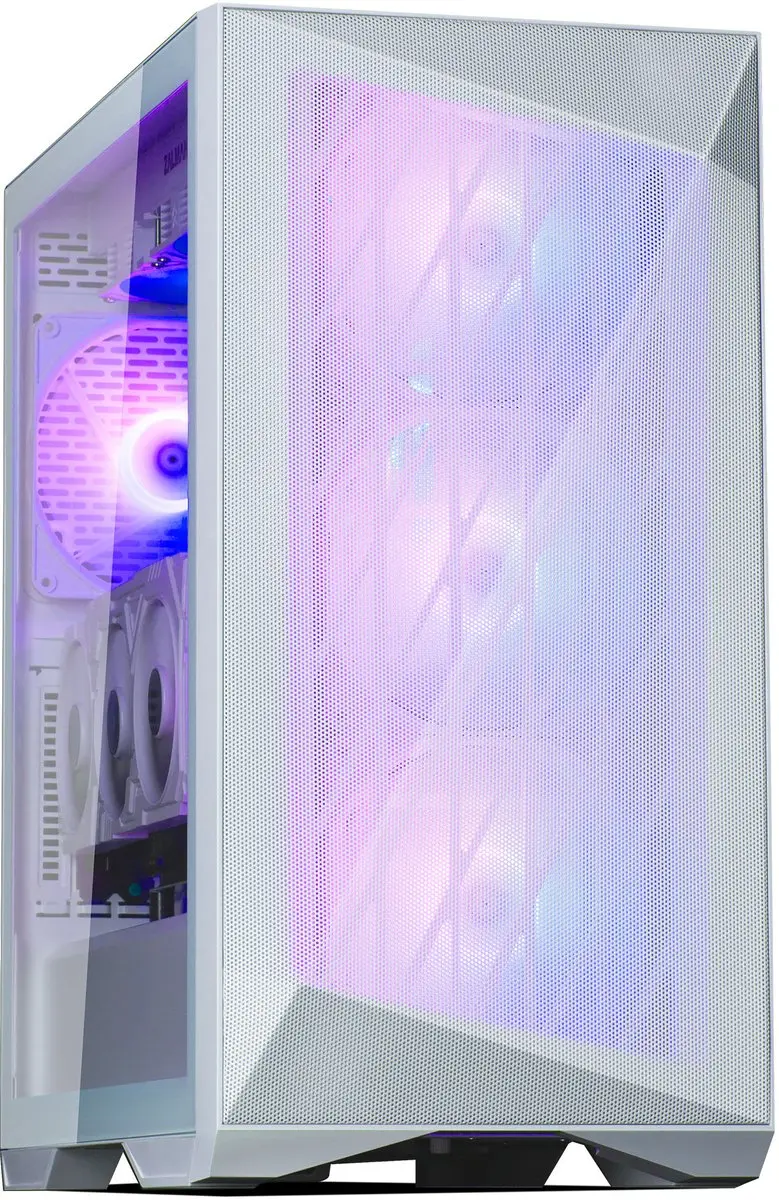 Zalman Z9 Iceberg ATX Mid Tower PC - Wit - 4x 140mm ARGB ventilatoren