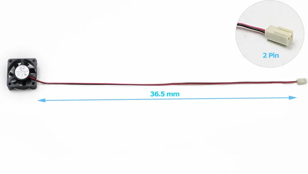 LC Power A4010M12S Ventilator 40x40x10mm - 12V - Zwart