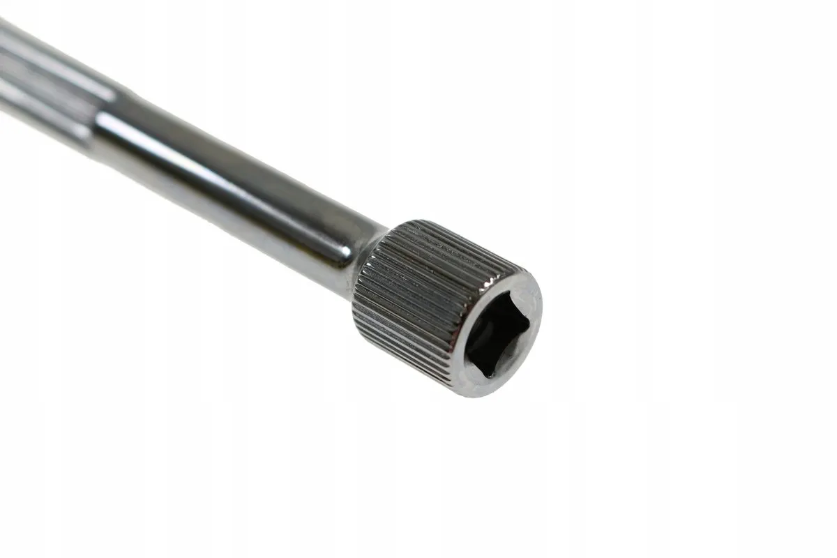 Milwaukee Verchroomde Verlenger 1/4" 356mm - Gekartelde Schacht