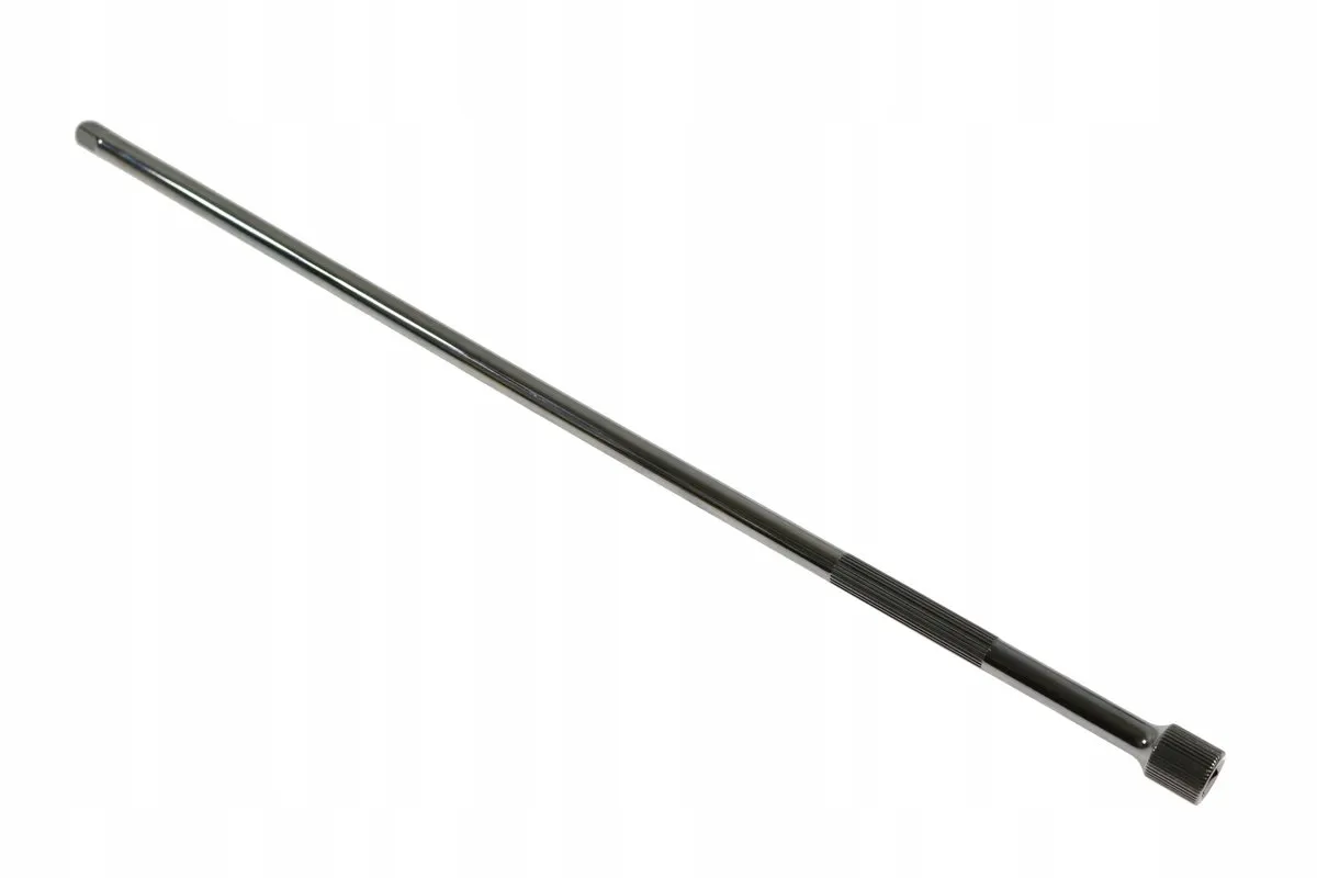 Milwaukee Verchroomde Verlenger 1/4" 356mm - Gekartelde Schacht