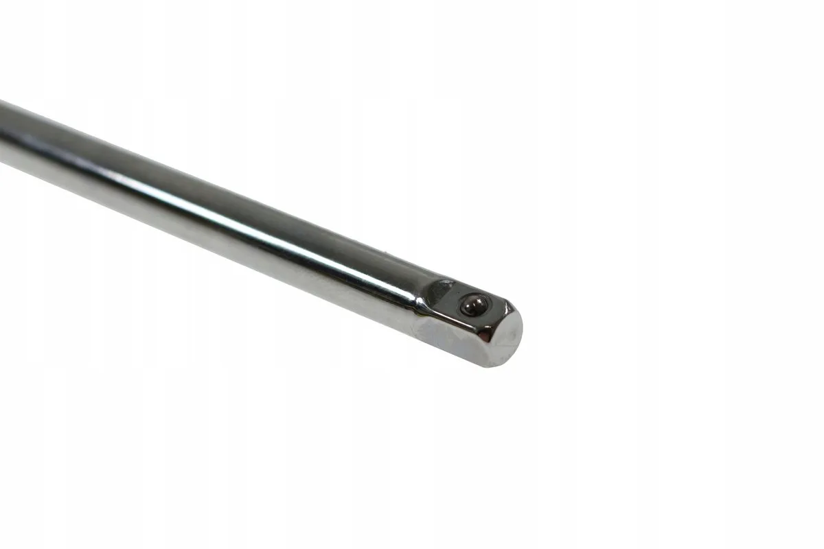 Milwaukee Verchroomde Verlenger 1/4" 356mm - Gekartelde Schacht