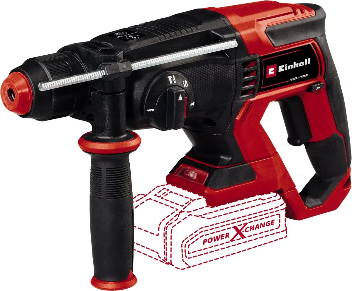 Einhell TE-HD 18/20 Li Solo Accu Boorhamer - 18V - SDS-plus - 4 functies