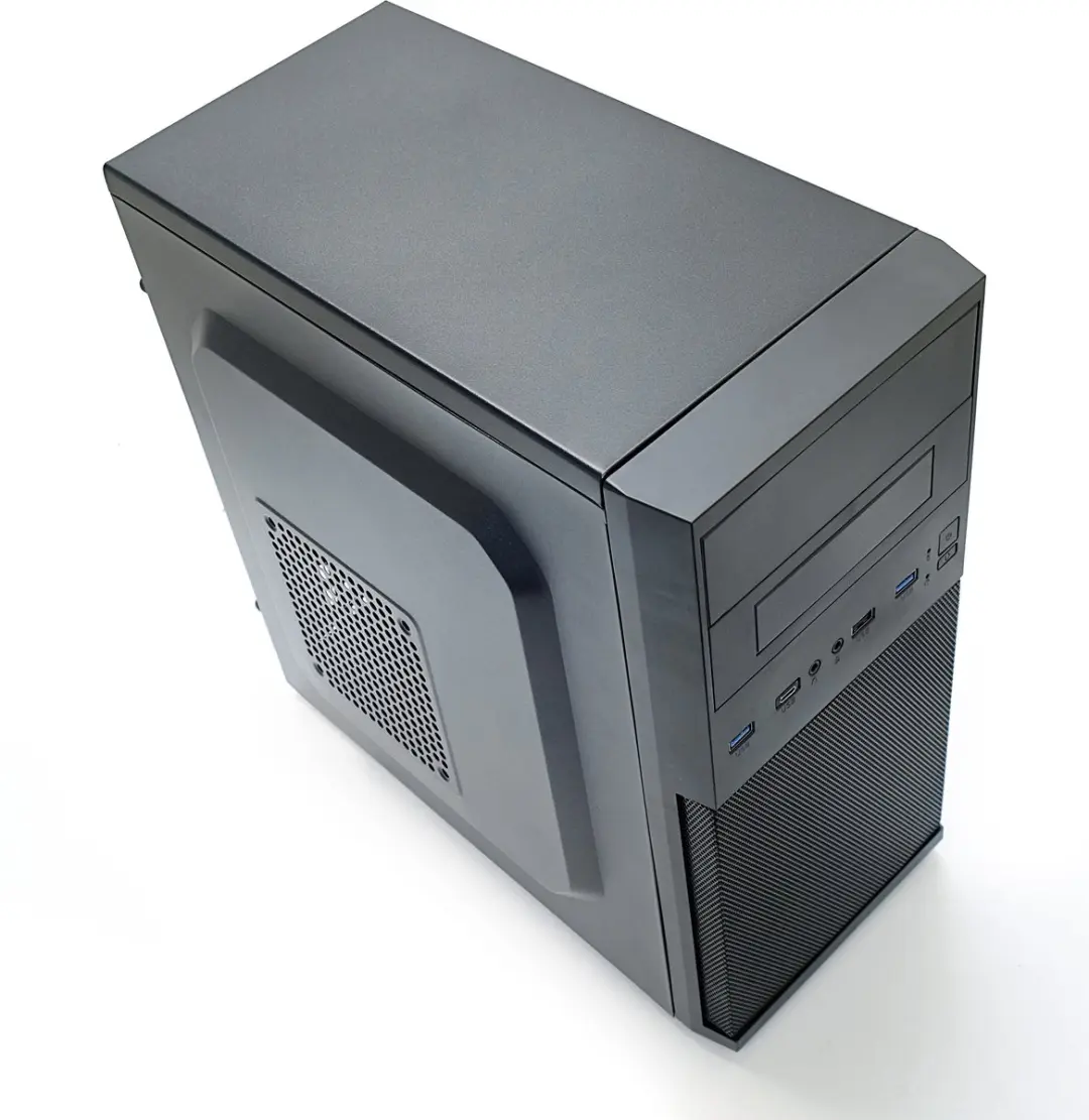 LC Power Micro-ATX Behuizing - 3x 2.5" 2x 3.5" - USB-C/USB3.0 - Zwart