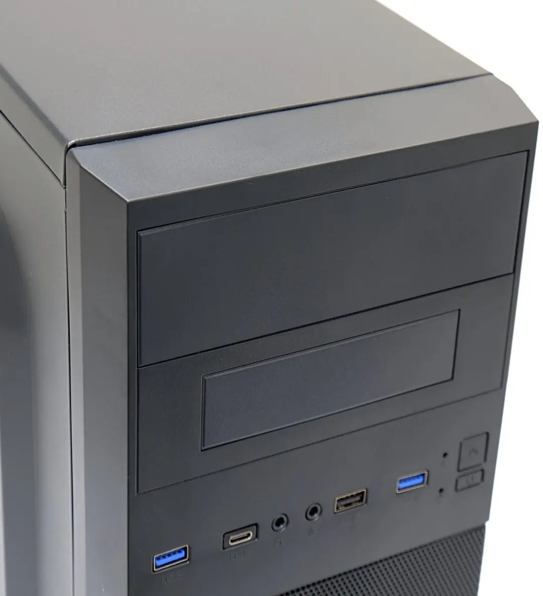 LC Power Micro-ATX Behuizing - 3x 2.5" 2x 3.5" - USB-C/USB3.0 - Zwart