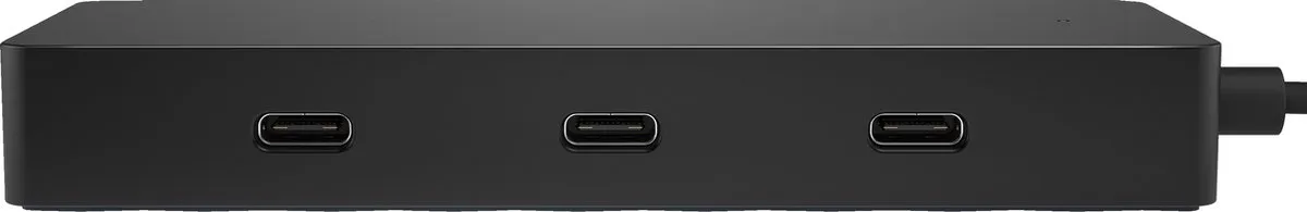 HP 4K USB-C Multiport Hub - Zwart