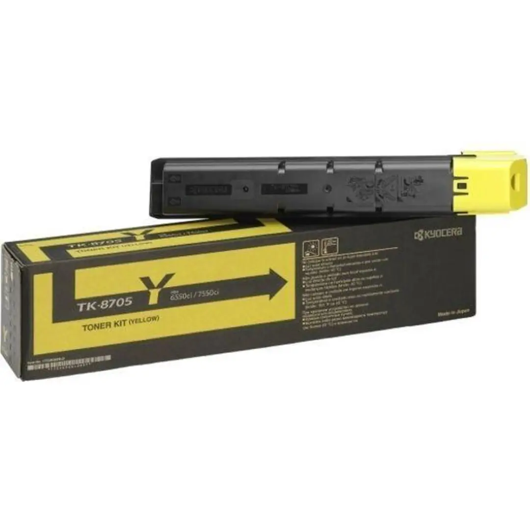 Kyocera TK-8705Y Tonercartridge Geel - 30.000 Pagina's