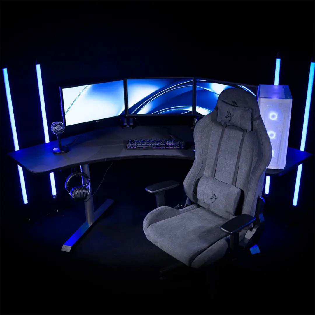 Arozzi Arena Angelo Gaming Hoekbureau Vervangende Muismat 225cm - Grijs
