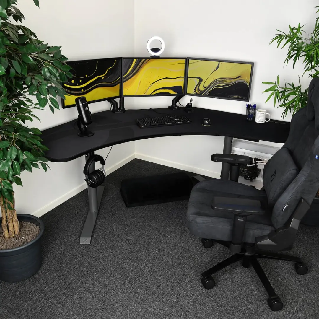 Arozzi Arena Angelo Gaming Hoekbureau Vervangende Muismat 225cm - Grijs - afbeelding 6 van 6