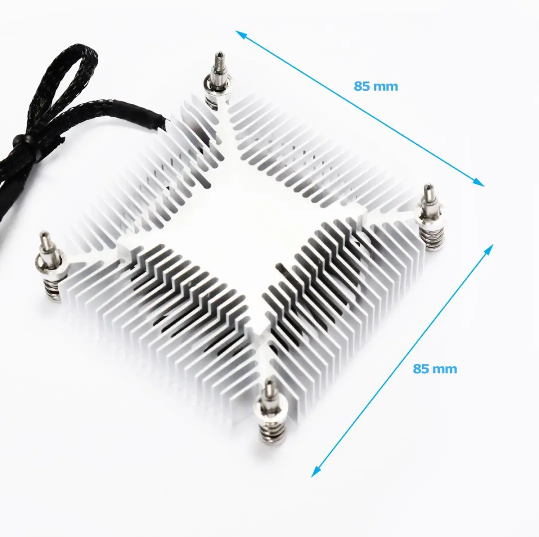 LC Power LC-CC-65 Low Profile CPU-koeler - 75W TDP - Zwart