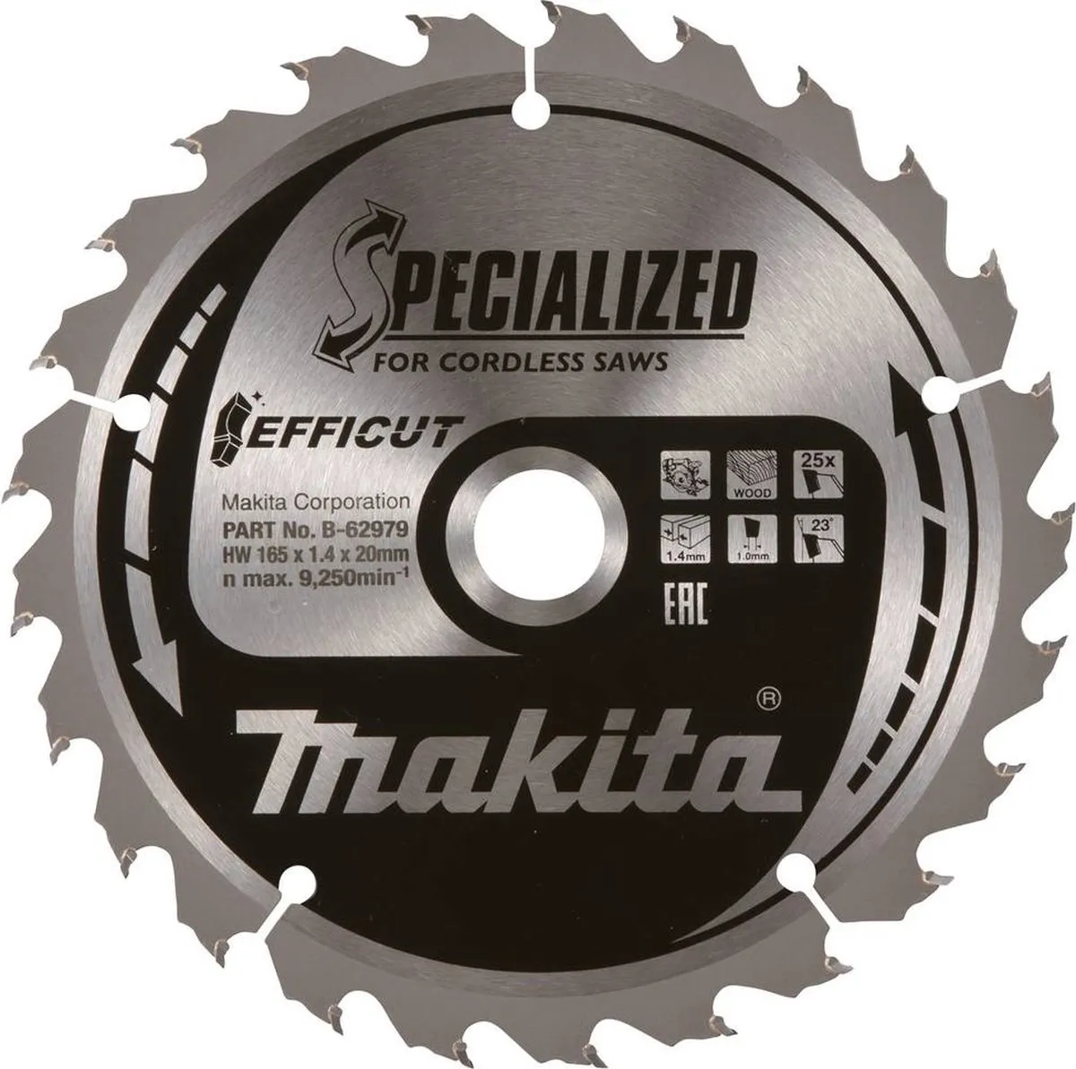 Makita Cirkelzaagblad E-12930 Hout - Ø270mm 24T