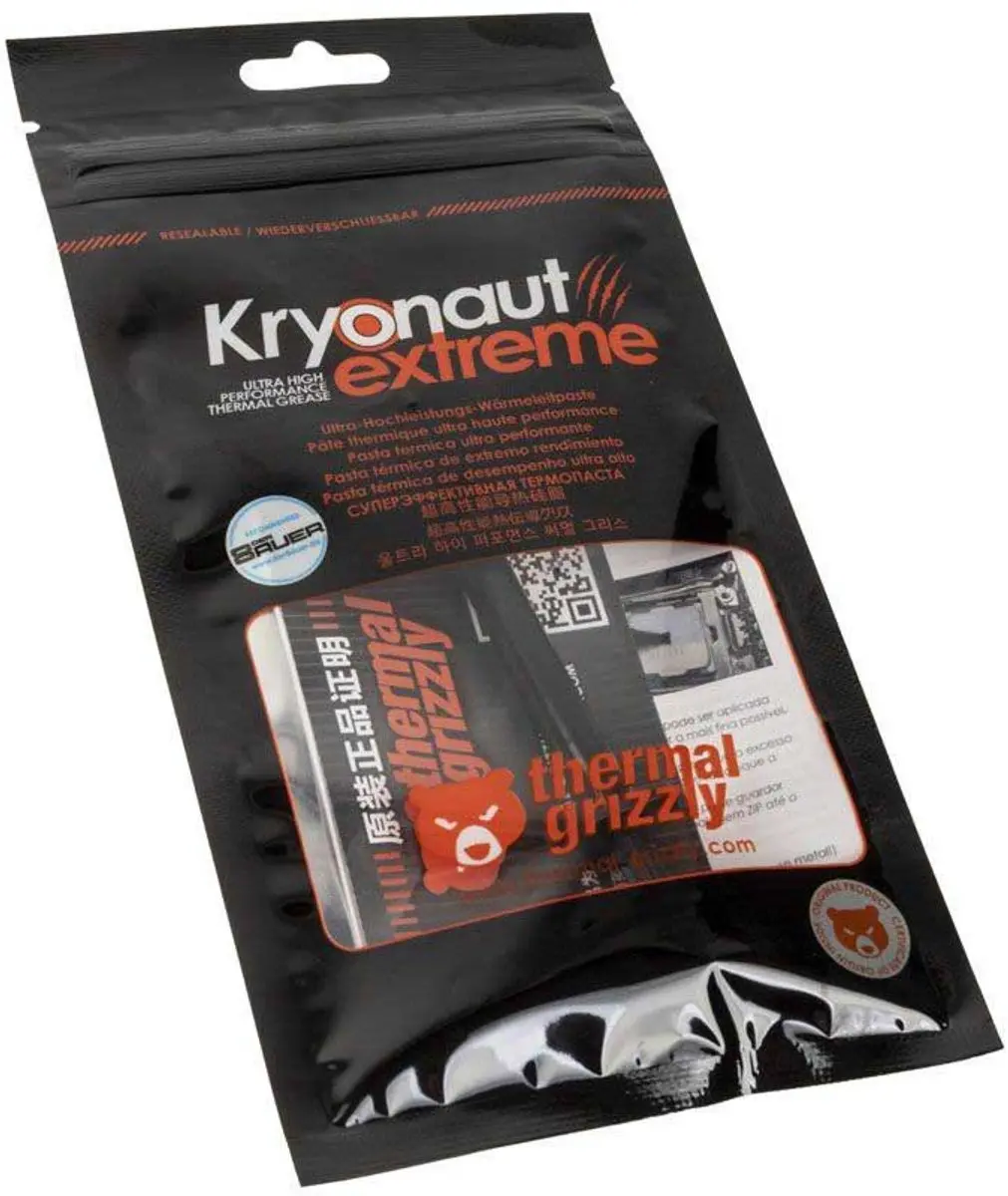 Thermal Grizzly Kryonaut Extreme TG-KE-002-R Koelpasta 2ml - Zwart