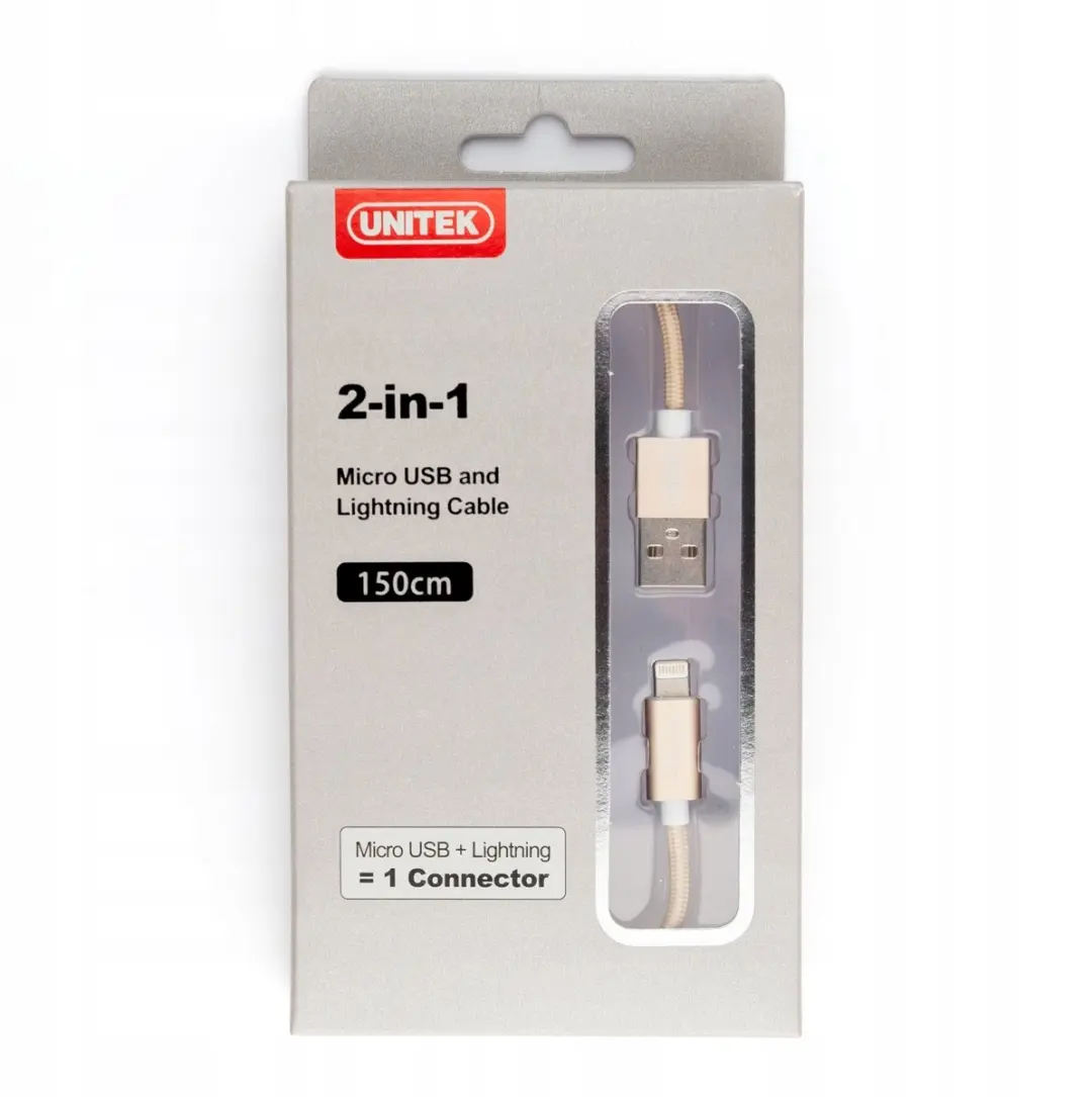 Unitek Y-C4023GD USB-Kabel 1,5m - Goud