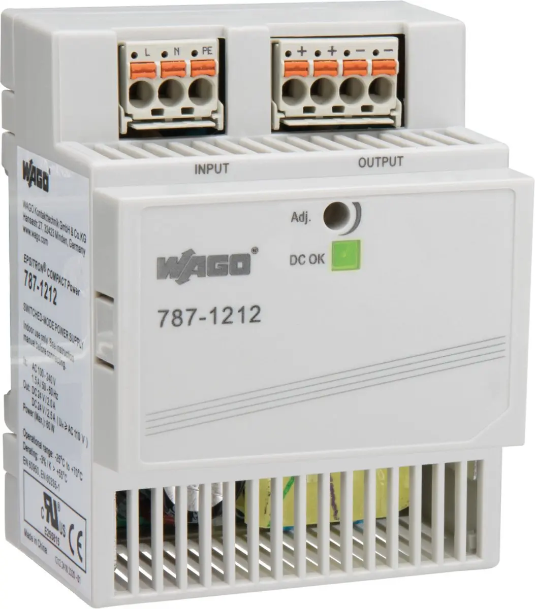 WAGO 787-1212 DIN-rail Netvoeding 24V 2.5A