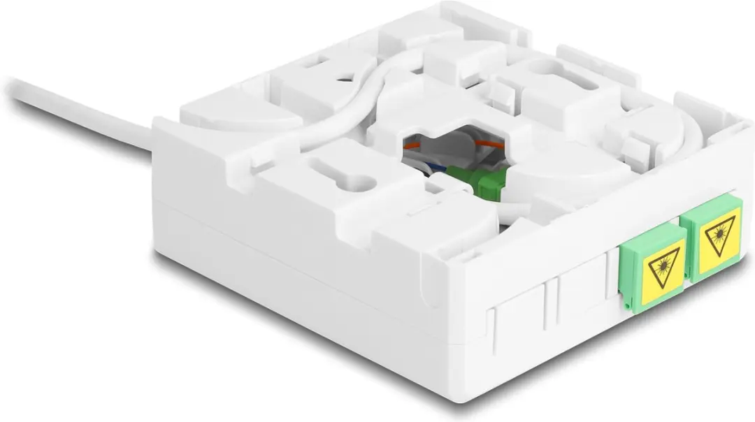 Delock Optical Fiber Connection Box 2xSC/APC Simplex - 30m Kabelset - Wit - afbeelding 6 van 6