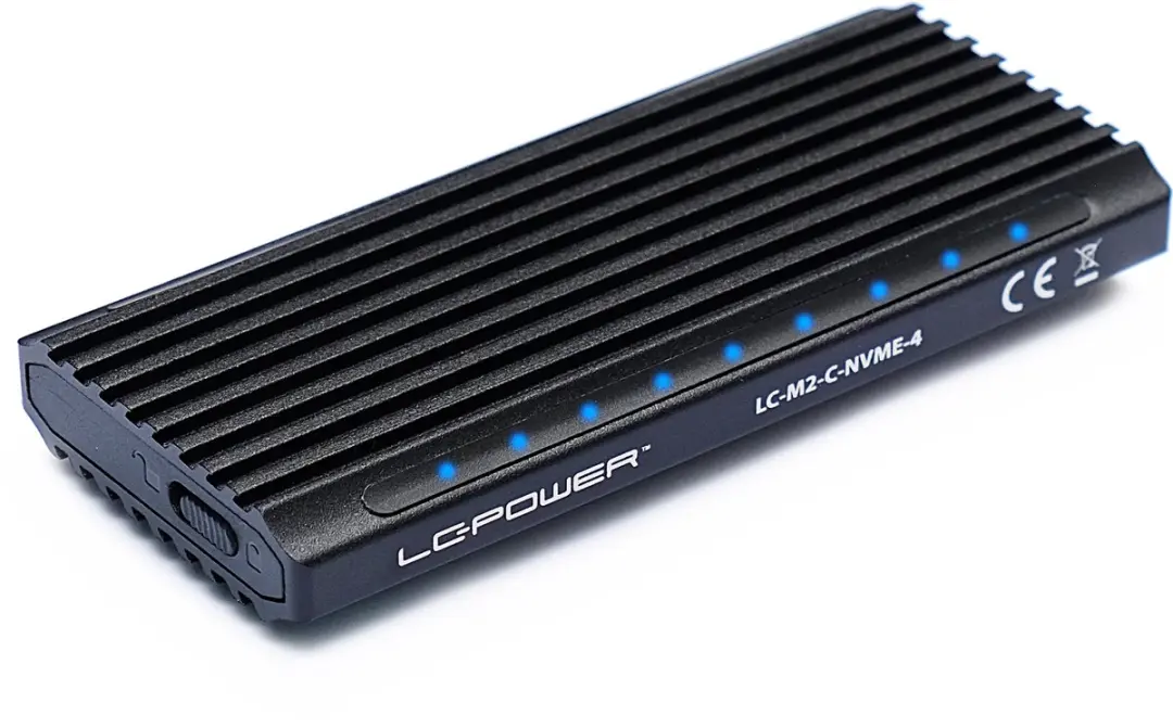 LC Power LC-M2-C-NVME-4 SSD Behuizing