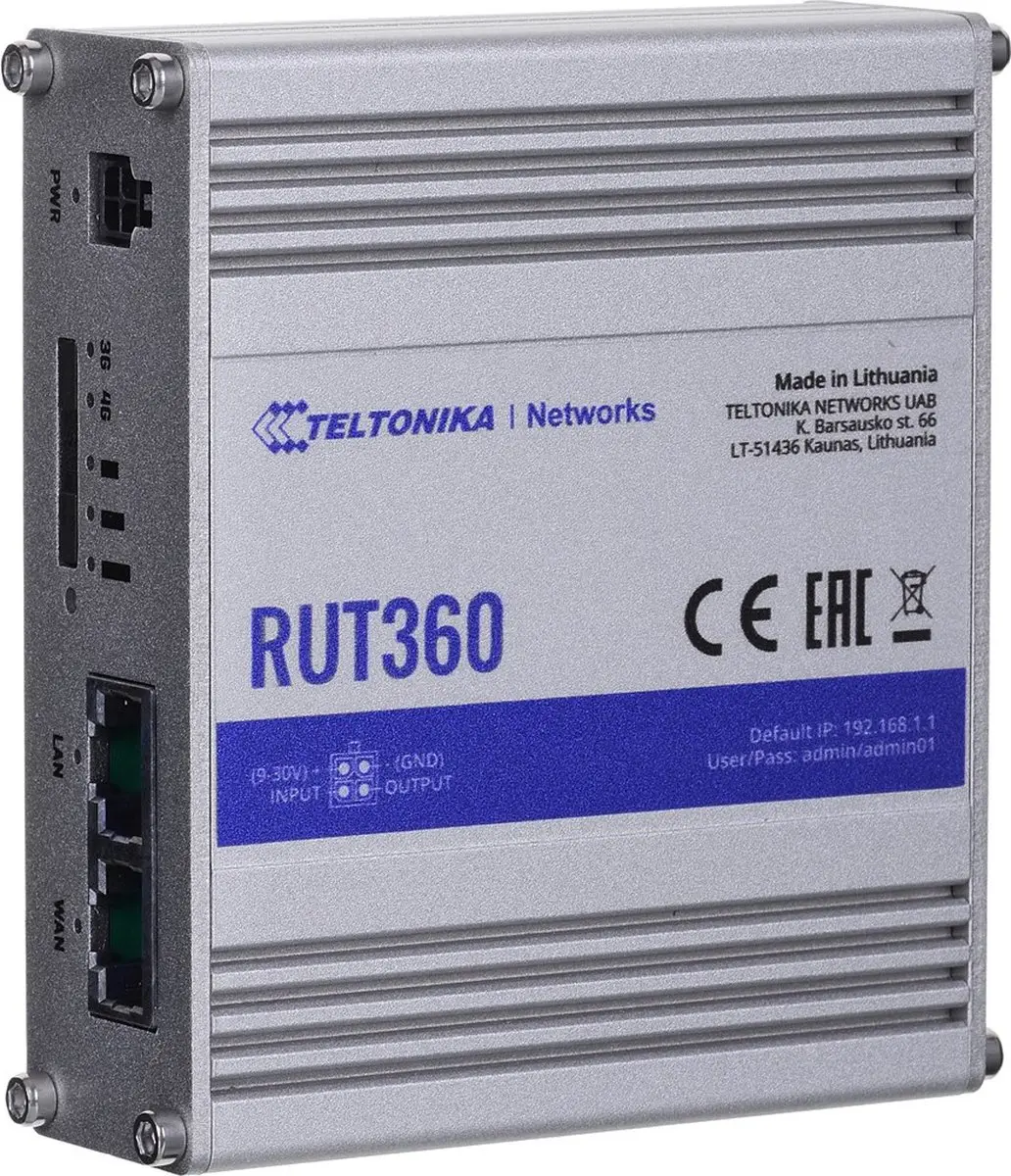 Teltonika RUT360 Industriële LTE Router