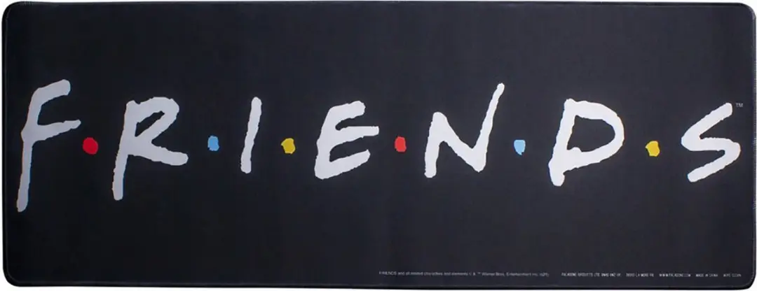 Paladone Friends Bureau Onderlegger - Logo - Geel/Rood/Wit/Zwart