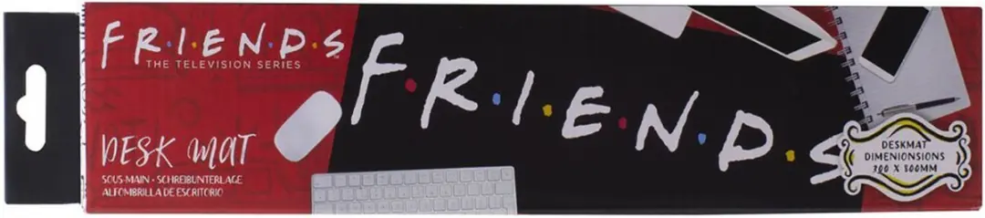 Paladone Friends Bureau Onderlegger - Logo - Geel/Rood/Wit/Zwart