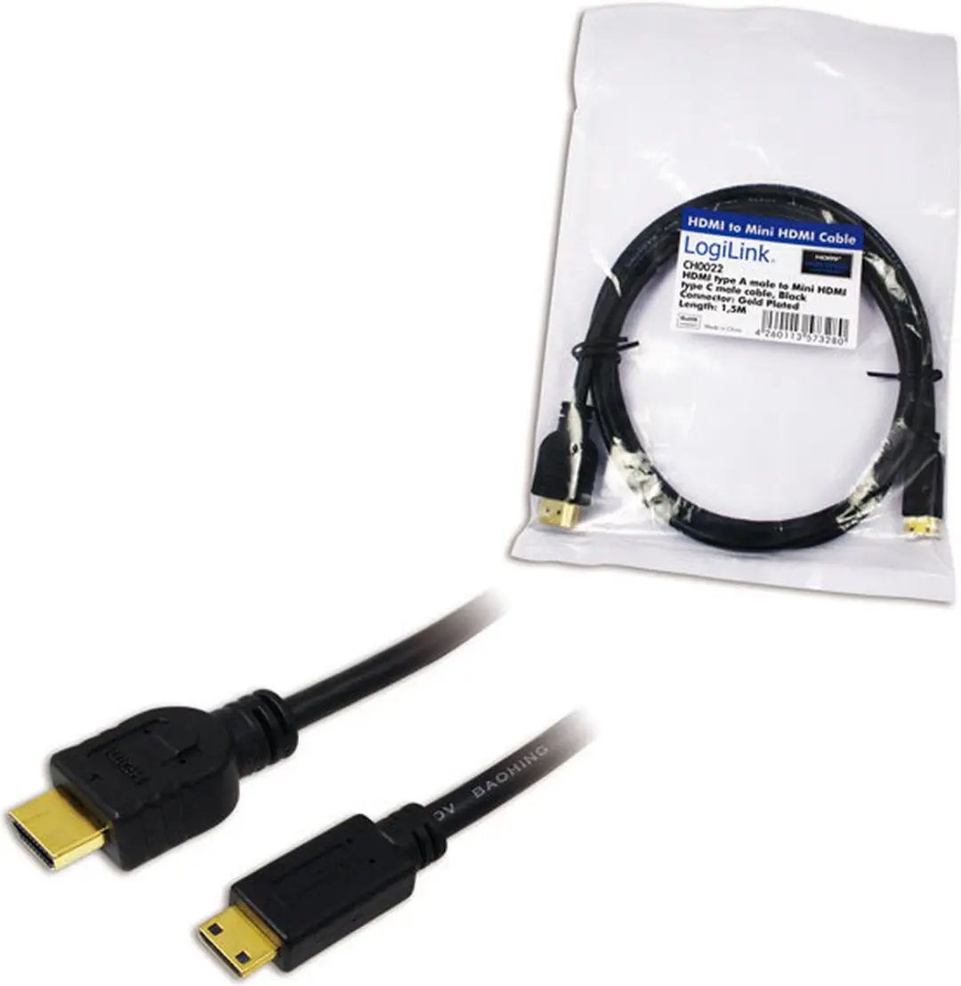 Logilink CH0022 HDMI Kabel 1.5m - Zwart