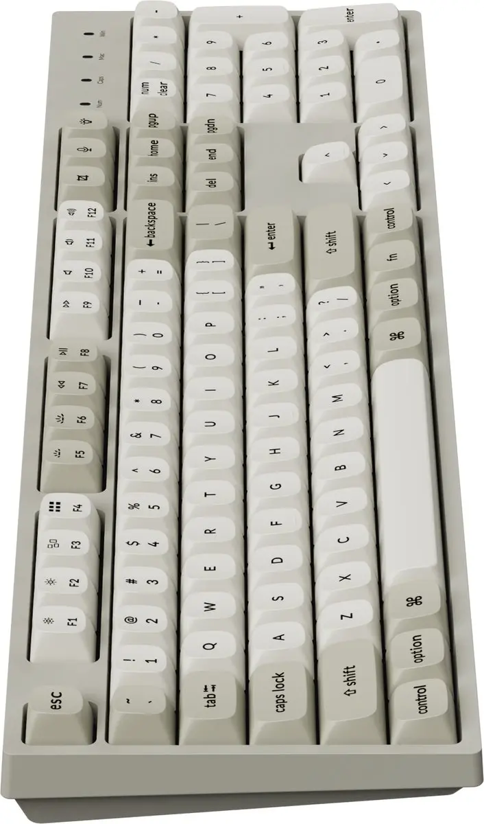 Keychron C2 Pro C2PX-M4 Mechanisch Toetsenbord - Banana Switch - Retro